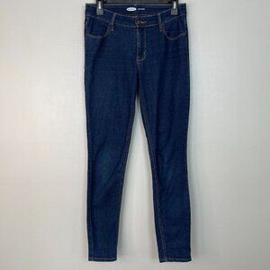 Old Navy Jeans 4 Super Skinny Dark Wash Blue Stretch‎ Women's